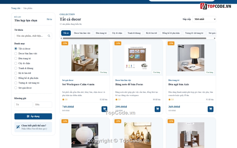 đồ decor,bán đồ decor,web bán đồ decor